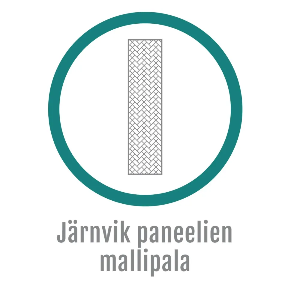 Järnvik Decoration -paneelin mallipala