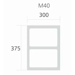 Jätelajittelujärjestelmä IMA Cube Compact M40 2x10L tummanharmaa