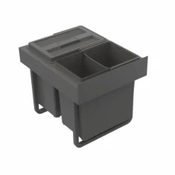 Jätelajitteluvaunu IMA Select Base 2x13L tummanharmaa
