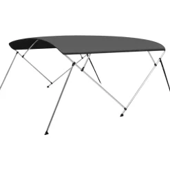 4-kaarinen bimini-kate, antrasiitti 243x(230-244)x137 cm