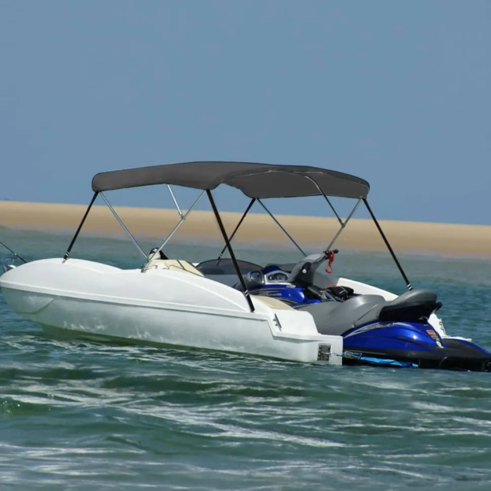 3-kaarinen bimini-kate, antrasiitti 183x160x137 cm