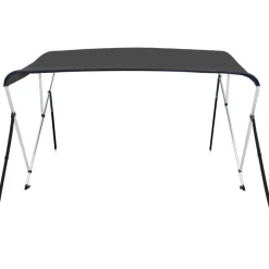 3-kaarinen bimini-kate, antrasiitti 183x140x137 cm