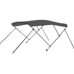 3-kaarinen bimini-kate, antrasiitti 183x140x137 cm