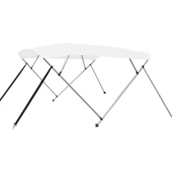 4-kaarinen bimini-kate valkoinen 243x210x117 cm