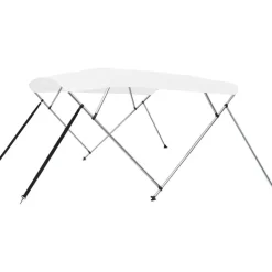 4-kaarinen bimini-kate valkoinen 243x196x117 cm