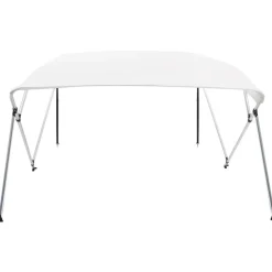 4-kaarinen bimini-kate valkoinen 243x196x117 cm