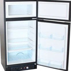 Kaasujääkaappi pakastelokerolla Sunwind Ventus 168, 60cm, 129/25 l, musta