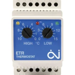 Kaksoistermostaatti Pistesarjat ETR/F-1447A DIN-kisko 16A