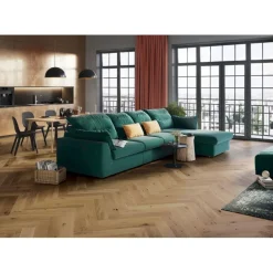 Kalanruotoparketti DomusFlooring Tammi Ashford HB 14x130x725 mm