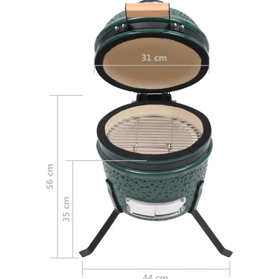 Kamado grilli/savustin, Ø26,5cm, eri värejä