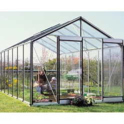 Kasvihuone ACD Prestige 15,9 m² turvalasi/alumiini + sokkeli