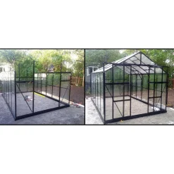 Kasvihuoneen asennus 4-7,9 m2 kokoisille rakennuksille