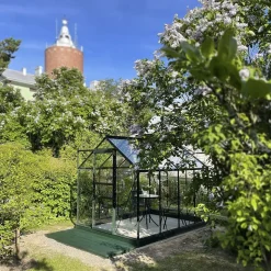 Kasvihuone Halls Popular 5,0 m² lasi/vihreä