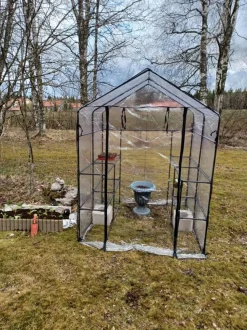 Kasvihuone Hortus XL 143x143x195cm muovi