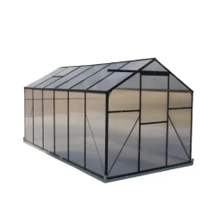 Kasvihuone Mag-Pro Garden 7.1m² sokkelilla musta