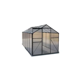 Kasvihuone Mag-Pro Garden 7.1m² sokkelilla musta