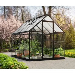 Kasvihuone Palram-Canopia Hybrid, 4.6m², polykarbonaatti, musta