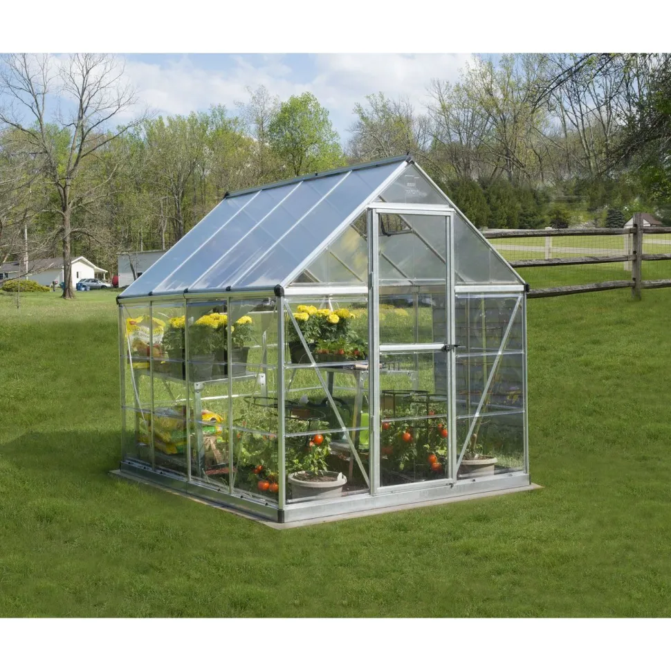 Kasvihuone Palram-Canopia Hybrid 4,6 m² 6x8 ft hopea