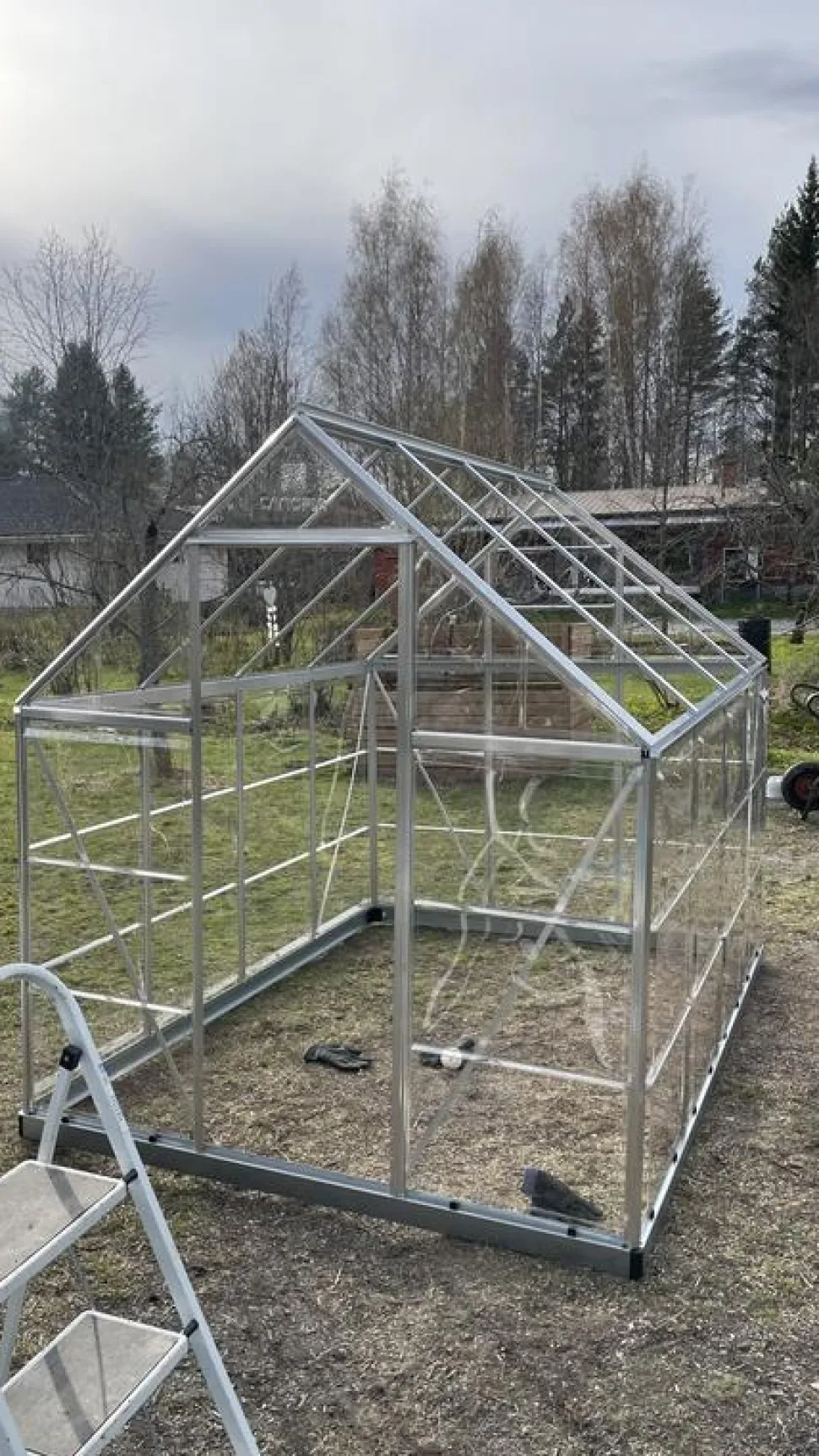 Kasvihuone Palram-Canopia Hybrid 4,6 m² 6x8 ft hopea