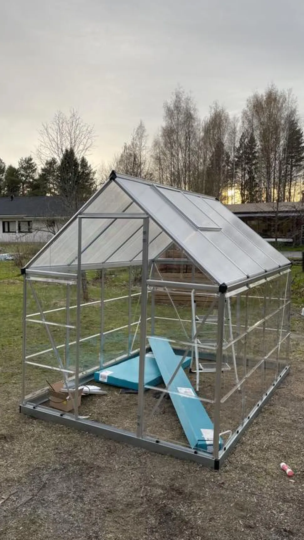 Kasvihuone Palram-Canopia Hybrid 4,6 m² 6x8 ft hopea