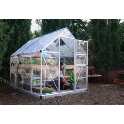 Kasvihuone Palram-Canopia Hybrid 4,6 m² 6x8 ft hopea