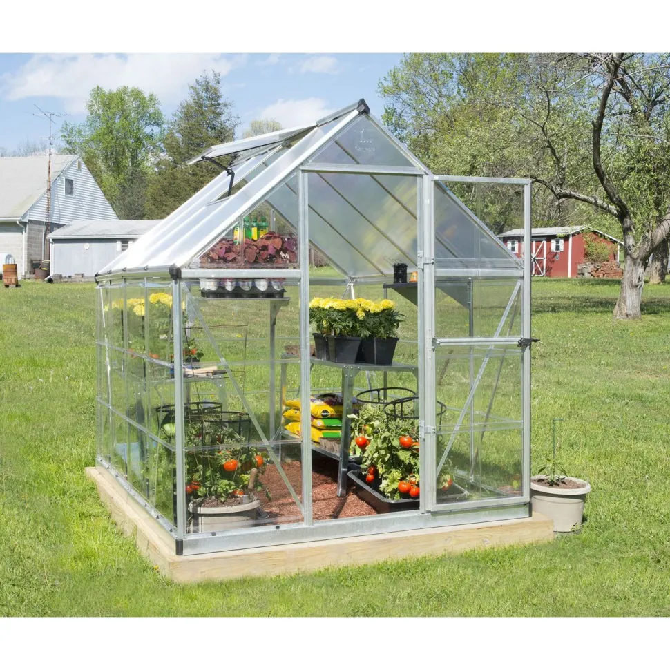 Kasvihuone Palram-Canopia Hybrid 4,6 m² 6x8 ft hopea