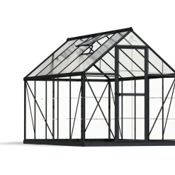 Kasvihuone Palram-Canopia Hybrid 5,7 m² 6x10 ft musta