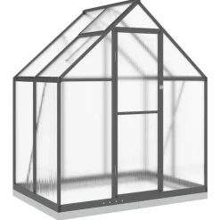 Kasvihuone pohjarungolla, alumiini, eri kokoja ja värejä (33965)