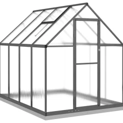 Kasvihuone pohjarungolla alumiini, eri kokoja ja värejä (36637)