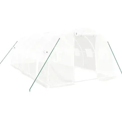 Kasvihuone teräsrungolla, 3x2x2 m - 24x3x2 m, eri kokoja ja värejä (29939)