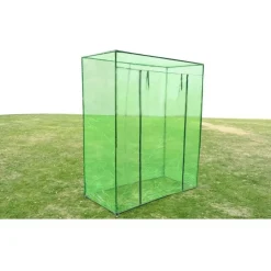 Kasvihuone teräsrunko PVC, 170x80x200 cm