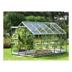 Kasvihuone Vitavia Venus 6.2m² lasi alumiinirunko harmaa
