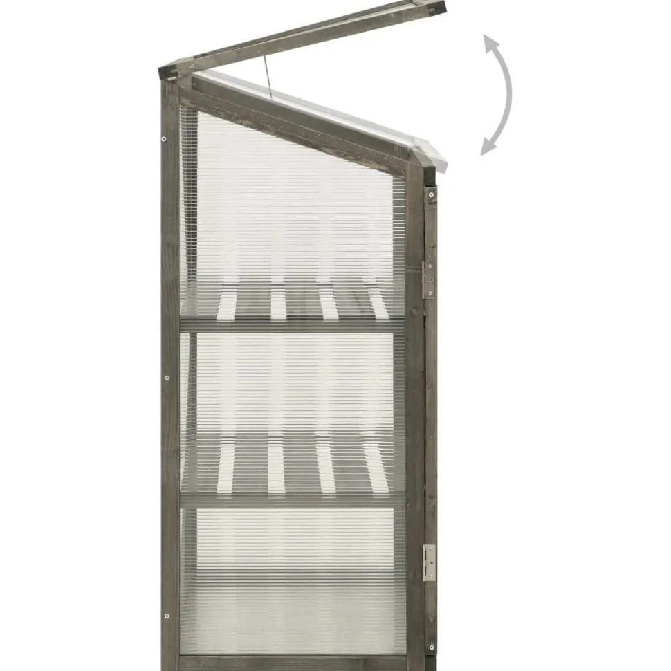 Kasvihuone 60x45x100 cm kuusi (14849)