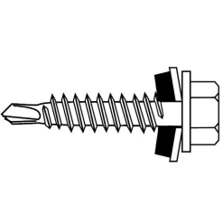 Kateruuvi Ruukki RAS1WD, 4.8x28mm, 100kpl, eri värejä