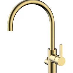 Keittiöhana Bathlife Ocean pesukoneventtiilillä kulta