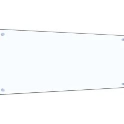 Keittiön roiskesuoja läpinäkyvä 100x40 cm karkaistu lasi