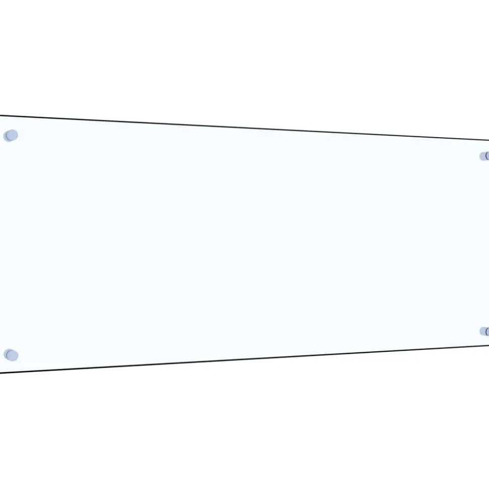 Keittiön roiskesuoja läpinäkyvä 100x40 cm karkaistu lasi