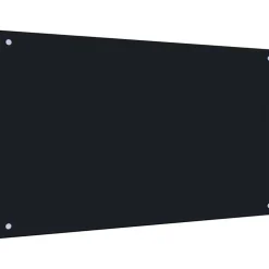 Keittiön roiskesuoja musta 100x60 cm karkaistu lasi