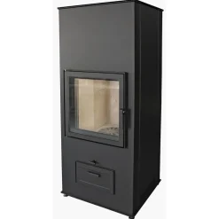 Kiertoilmatakka Pisla Keitele 14,5kW 143x61x52 cm satiinimusta