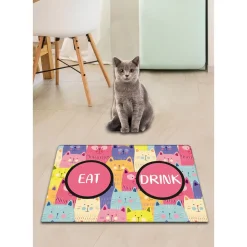 Kissan ruokailualusta Linento Cat's Multi, monivärinen