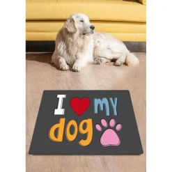 Koiran ruokailualusta Linento I Low My Dog, monivärinen