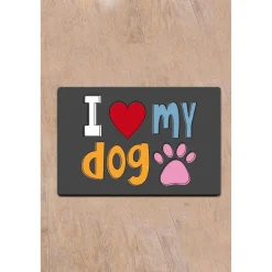 Koiran ruokailualusta Linento I Low My Dog, monivärinen