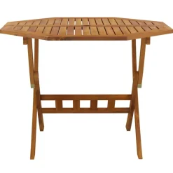 Kokoontaittuva puutarhapöytä 90x75 cm, täysi akaasiapuu