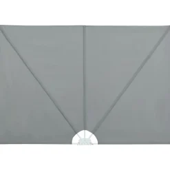 Kokoontaittuva terassin sivumarkiisi harmaa 240x160 cm