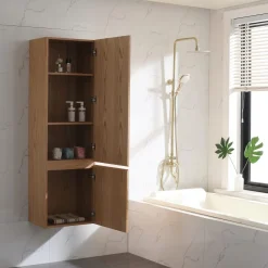 Korkea kaappi Bahtlife Lättsam 1500x450 mm tammi