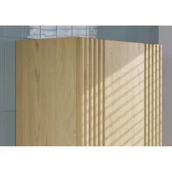 Korkea kaappi Interia Falun, 400x254x1400mm, 1-ovella, tammi