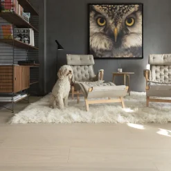 Kovetettu puulattia Bjelin Ringhult Tammi Nature 3.0 Powder White XL, mattalakattu