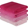 Käsipyyhe Linento 50x90 cm pinkit 4 kpl