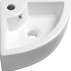 Kulma-allas Interia Gynt 330x330x130 mm valkoinen