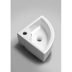 Kulma-allas Interia Gynt 330x330x130 mm valkoinen